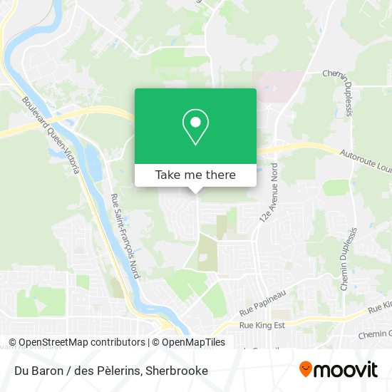 Du Baron / des Pèlerins map
