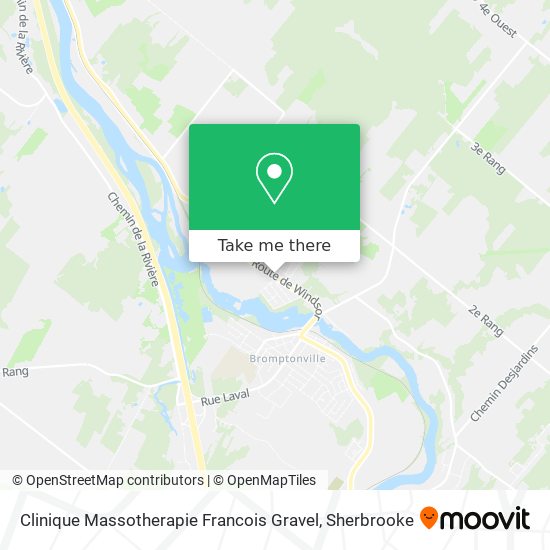 Clinique Massotherapie Francois Gravel map