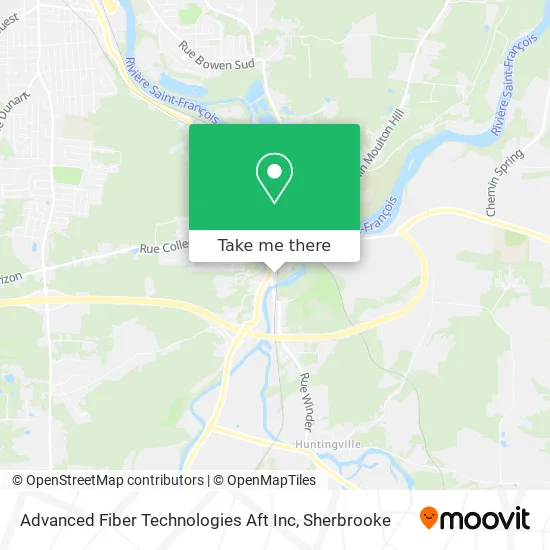 Advanced Fiber Technologies Aft Inc map