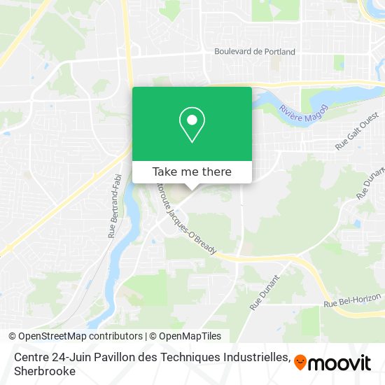 Centre 24-Juin Pavillon des Techniques Industrielles map