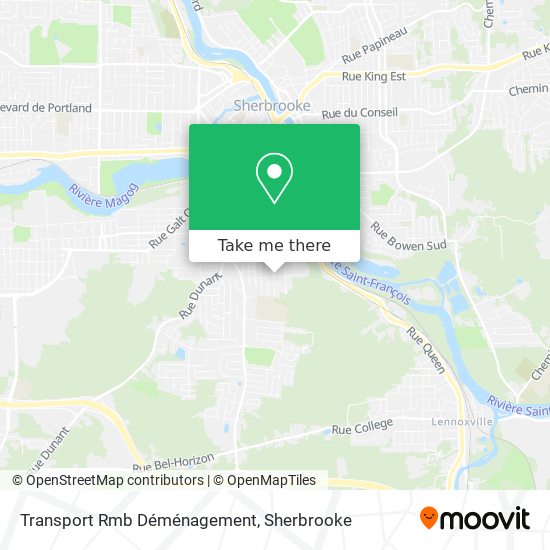 Transport Rmb Déménagement map