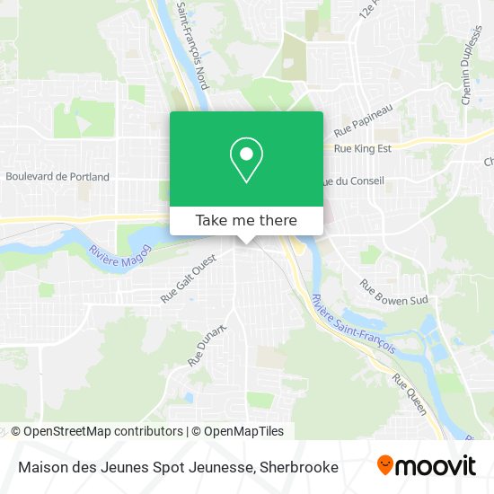Maison des Jeunes Spot Jeunesse map