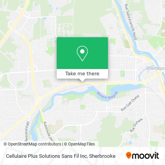 Cellulaire Plus Solutions Sans Fil Inc map