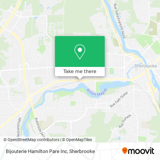 Bijouterie Hamilton Pare Inc map