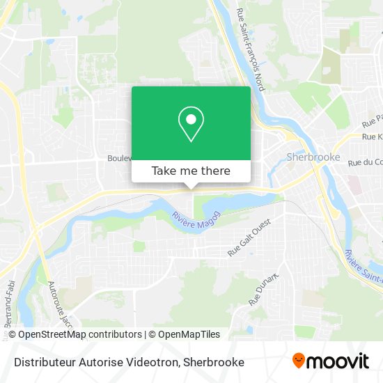 Distributeur Autorise Videotron map