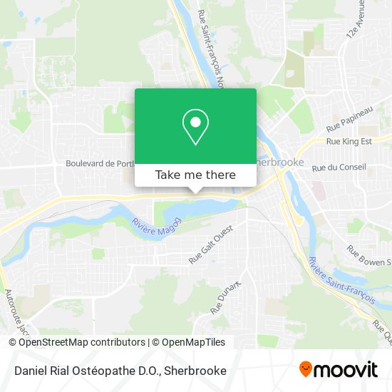 Daniel Rial Ostéopathe D.O. map