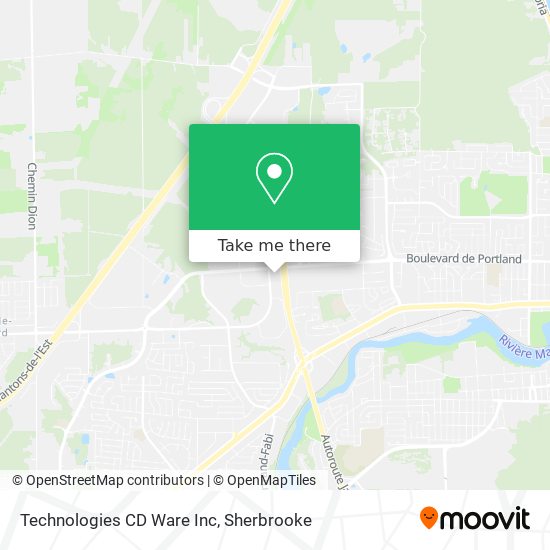 Technologies CD Ware Inc map