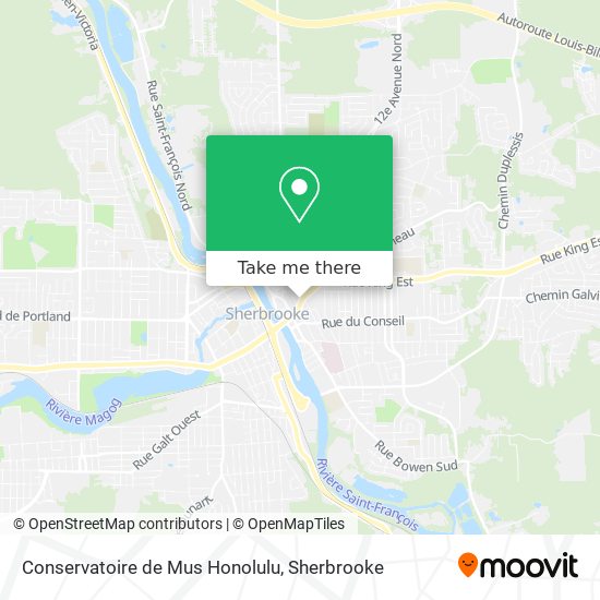 Conservatoire de Mus Honolulu map