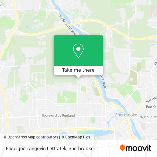 Enseigne Langevin Lettratek map