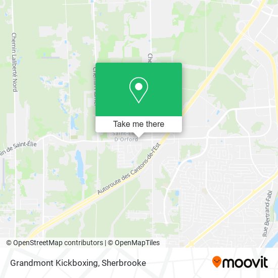 Grandmont Kickboxing map