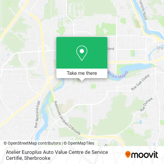 Atelier Europlus Auto Value Centre de Service Certifié map