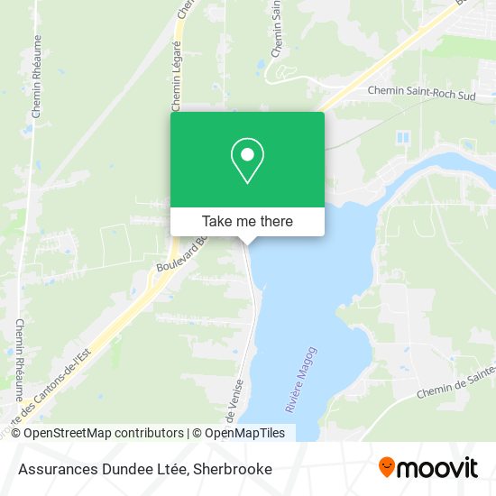Assurances Dundee Ltée map