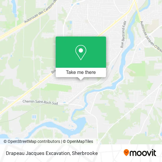 Drapeau Jacques Excavation map