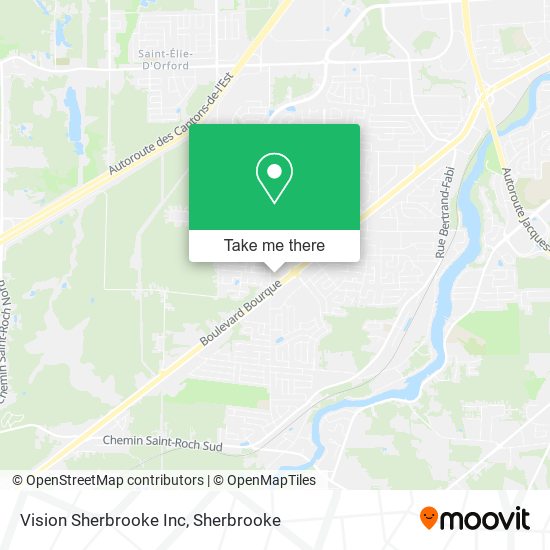 Vision Sherbrooke Inc map