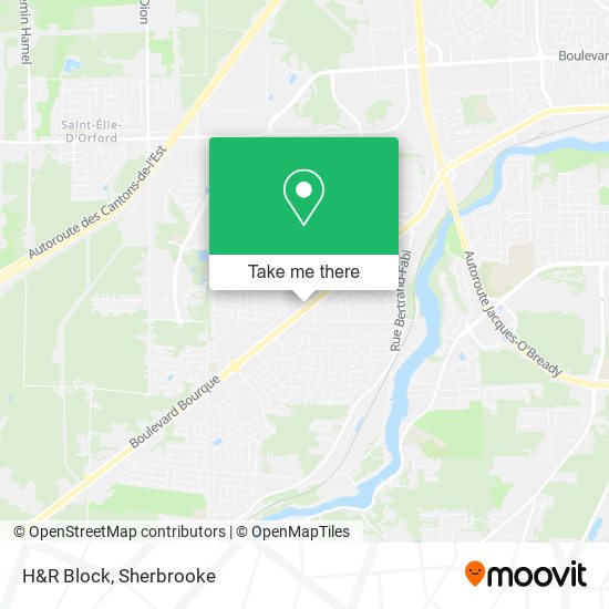 H&R Block map