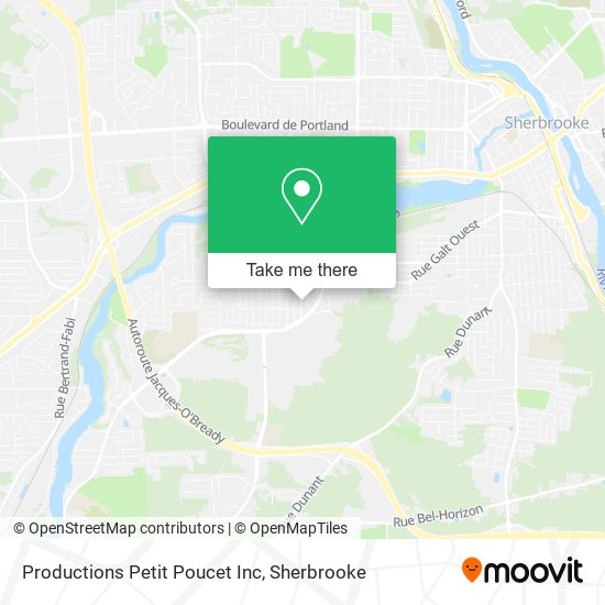 Productions Petit Poucet Inc map