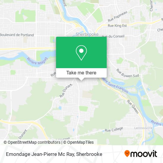 Emondage Jean-Pierre Mc Ray map