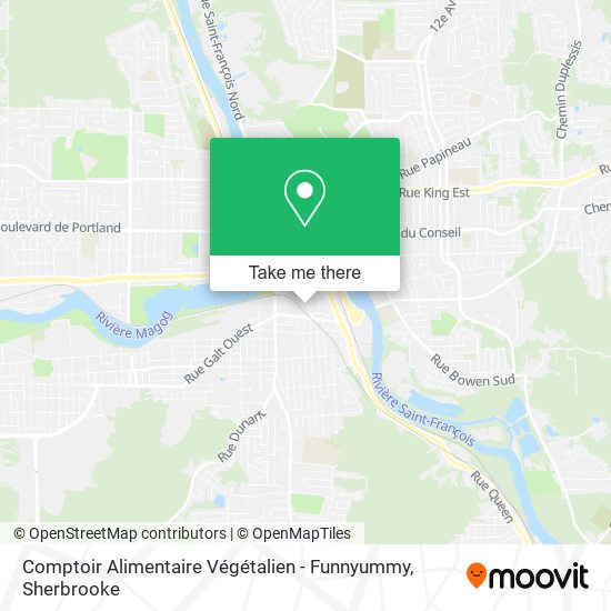 Comptoir Alimentaire Végétalien - Funnyummy map
