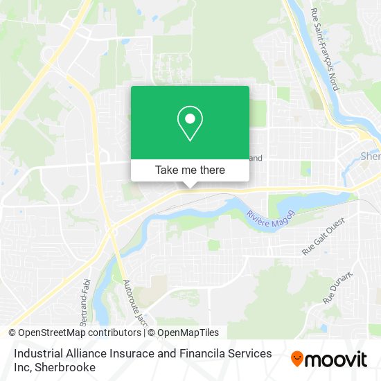 Industrial Alliance Insurace and Financila Services Inc map