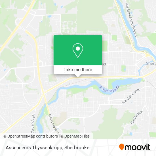 Ascenseurs Thyssenkrupp map