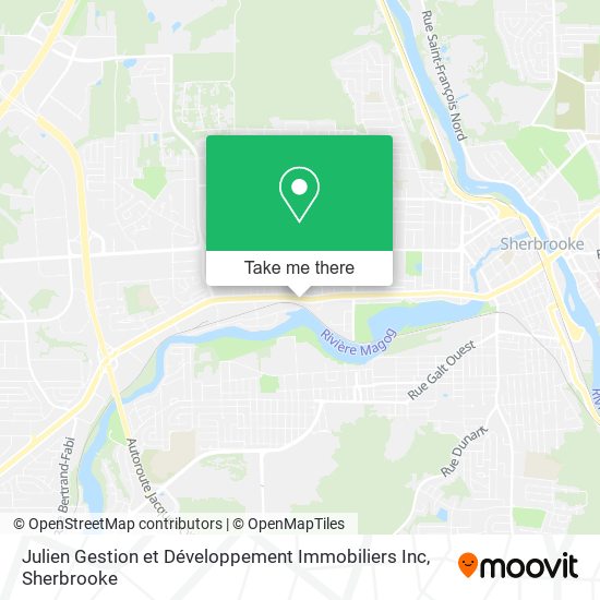 Julien Gestion et Développement Immobiliers Inc map