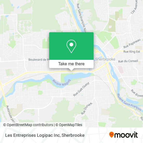 Les Entreprises Logipac Inc map