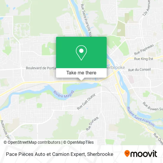 Pace Pièces Auto et Camion Expert map