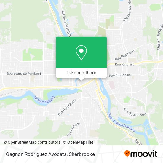 Gagnon Rodriguez Avocats map