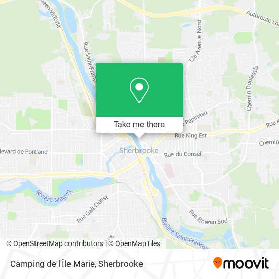 Camping de l'Île Marie map
