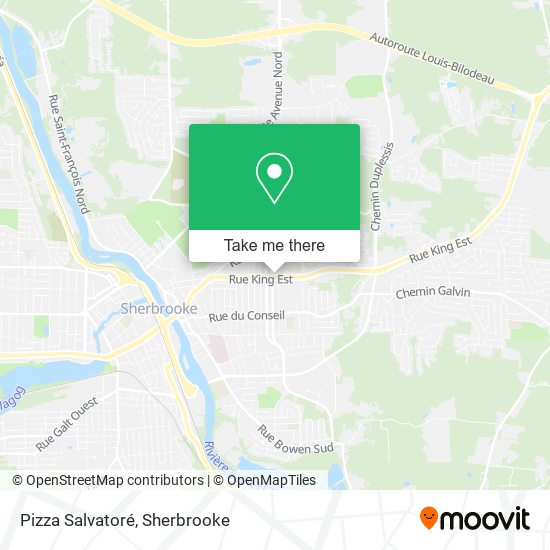 Pizza Salvatoré map
