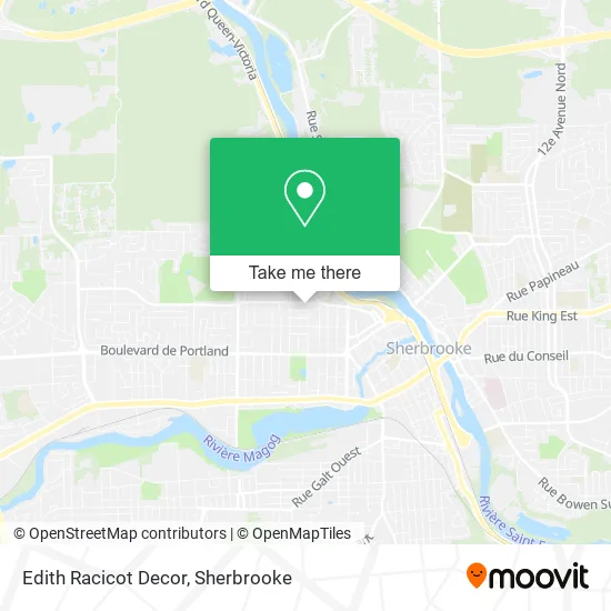 Edith Racicot Decor map