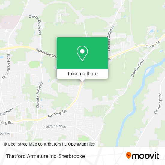 Thetford Armature Inc map
