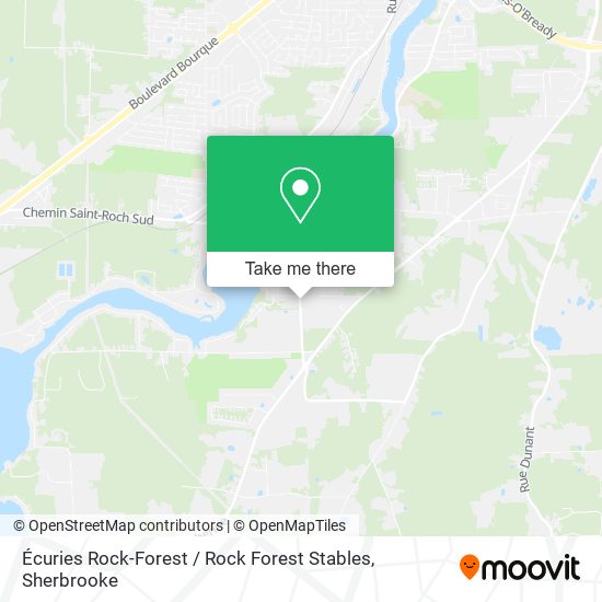 Écuries Rock-Forest / Rock Forest Stables map