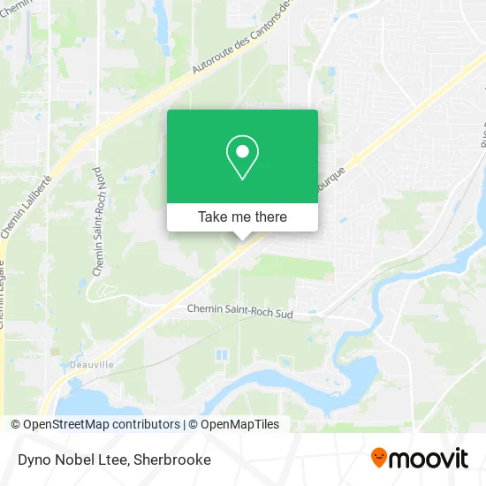 Dyno Nobel Ltee map