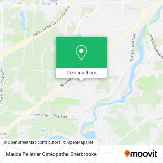 Maude Pelletier Ostéopathe map