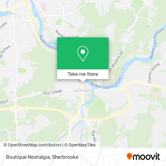 Boutique Nostalgia map