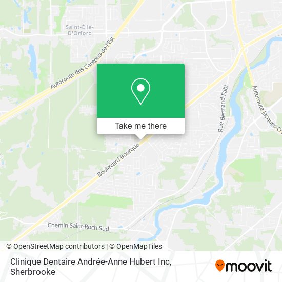 Clinique Dentaire Andrée-Anne Hubert Inc map