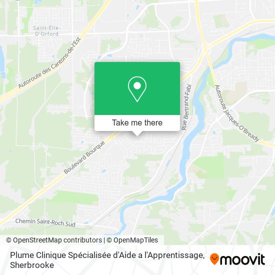 Plume Clinique Spécialisée d'Aide a l'Apprentissage map