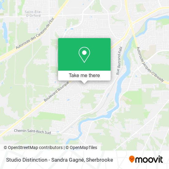 Studio Distinction - Sandra Gagné map