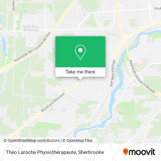 Théo Laroche Physiothérapeute map