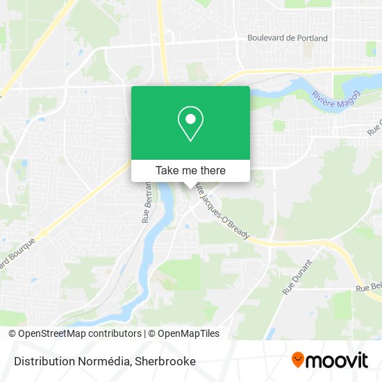 Distribution Normédia map