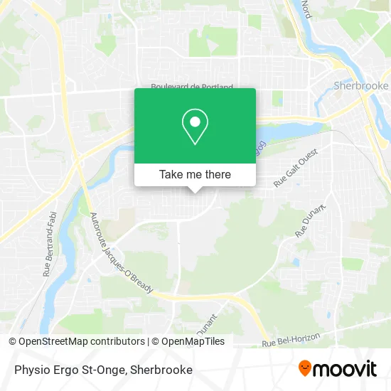 Physio Ergo St-Onge map