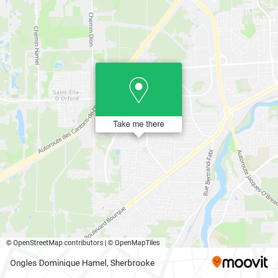 Ongles Dominique Hamel map