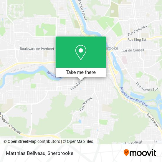 Matthias Beliveau map