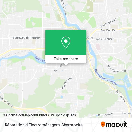 Réparation d'Électroménagers map
