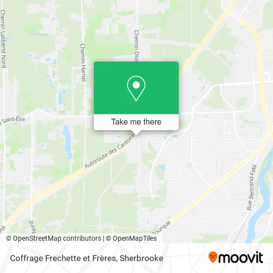 Coffrage Frechette et Frères map