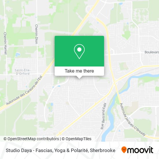 Studio Daya - Fascias, Yoga & Polarité map