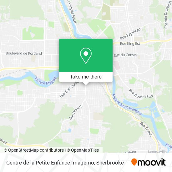 Centre de la Petite Enfance Imagemo map