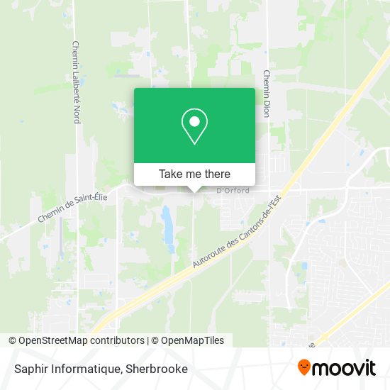 Saphir Informatique map