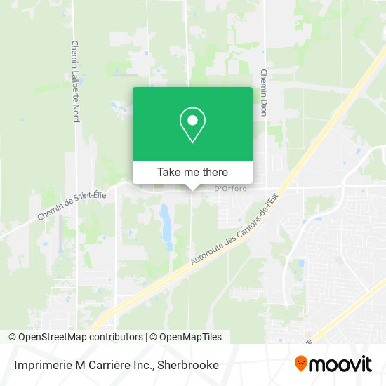 Imprimerie M Carrière Inc. map
